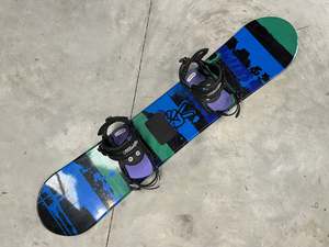 Millennium Three 140cm Snowboard With M3 Bindings *Excellent Condition*