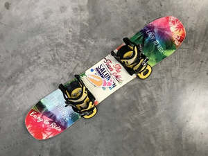 Snowboards With Bindings: Salomon Team Mate 110cm Girl's Directional Twin Snowboard With Bindings