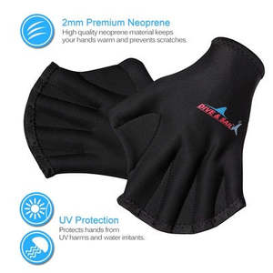 Wetsuits: Dive N Sail Webbed Surf Gloves