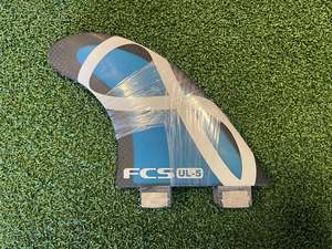 FCS UL-5 Blue/Black Small Surfboard Fins *Excellent Condition*