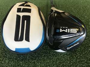 Fairway Woods: 2021 TaylorMade Sim 2 Max 15° 3 Wood With Headcover *Excellent Condition*