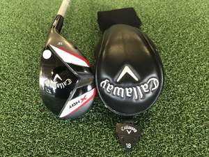 Hybrids: Callaway X Hot Pro 18° 3 Hybrid with Headcover