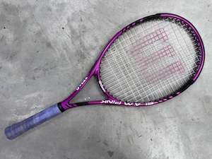 Tennis: Wilson Slam Pink Tennis Racket