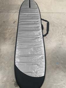 Surf: Silver / Green 9.4" Surfboard Bag *Like New*