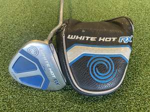 Putters: Odyssey White Hot RX 2-Ball 35" Left Handed Putter With Headcover