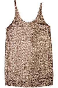 MINI DRESS: Wilfred - Sequin Singlet Dress