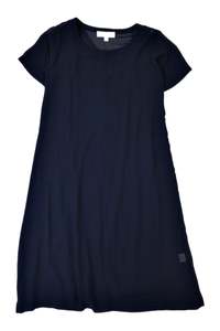 Color Navy: Staple & Cloth - Chiffon Tunic Dress