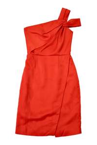 Color Orange: Reiss - Satin Cocktail Mini