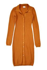 Color Orange: Wilfred - Rib Knit Midi Dress
