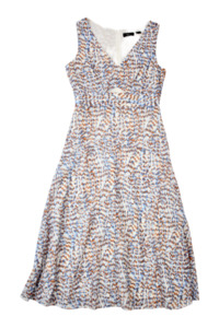 Size 4: Theory - Printed Midi Dress