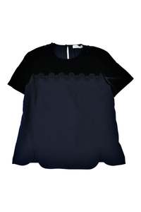Sandro Paris - Velvet Panel Top