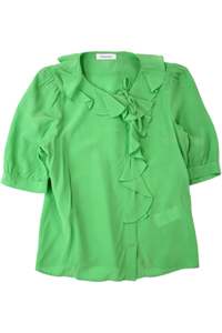 Short Sleeve Shirt: Rodebjer - Silk Blouse