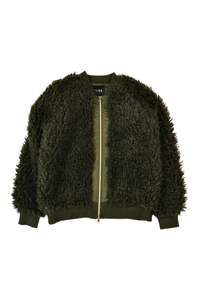 Blak Luxe: Blak Luxe - Faux Sherpa Jacket