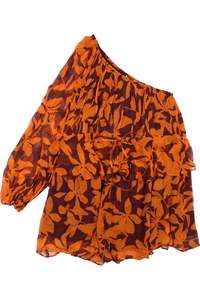 Color Orange: Shona Joy - One Shoulder Mini Dress