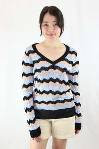 Kate Sylvester - Stripped Knit Top