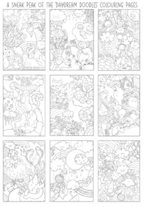 Daydream Doodles Colouring Pages Pack: A5 VERSION The Craft Marketplace