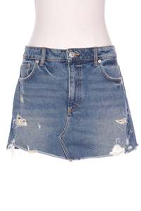 50 Off Sale: ZARA - Distressed denim mini skirt! 16