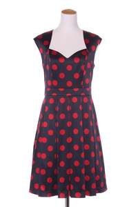 50 Off Sale: REVIEW - Tulle hem spot print swing dress! 12