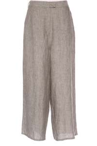ZEST (BN) "Flat front stitch" linen wide leg pant! 16