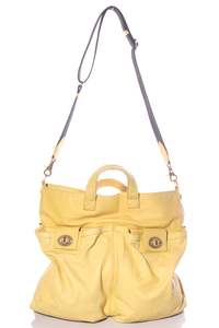 SABINA - X Large mustard yellow leather bag!