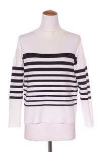 50 Off Sale: CAPTURE - White & black knit jumper! 10-12