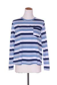 50 Off Sale: M&S - Blue stripe cotton L/S top! 12
