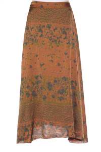50 Off Sale: JOHANNA (ITA) Viscose satin floral maxi skirt! 8-10
