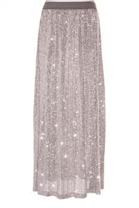 ASOS - Silver sequin maxi skirt! 10