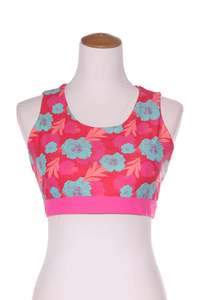 25 Off Sale: SWEAT REPUBLIC by Augustine - Pink floral crop! 12