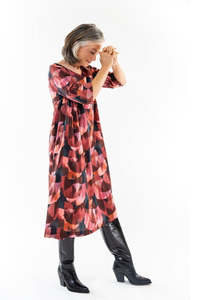 18 09 26: EVAS SUNDAY (BN) "Ottie" dress - Ikat tulip print! 12