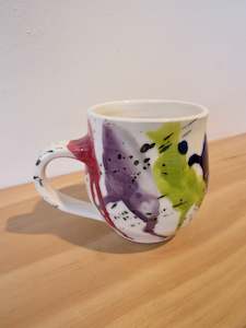 Tatiana Zizic: Paint Splash Mug - Tatjana Zizic