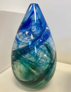 Chris Jones: Spirale Harlequin Green and Blue