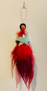 Feast Of Feathers: Feather hanging Doll