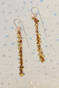 Interchangeable Earrings - Sterling silver & mixed metal and Pearl