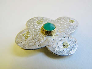 Shamrock Brooch