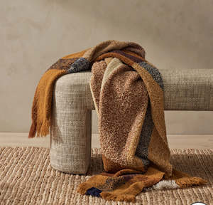 New: Ormond Wool Throw | Spice