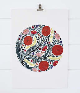 Raspberries and Butterflies