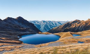 Raglan Range -Beyond The Tarn, St Arnaud, Nelson Lakes