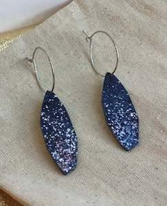 Kay Van Dyk: Enamel Teardrop Earrings