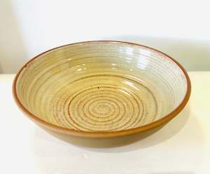 Potterbee: Hand thrown Bowl with yellow glaze