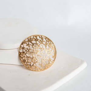 Lace Sphere Brooch