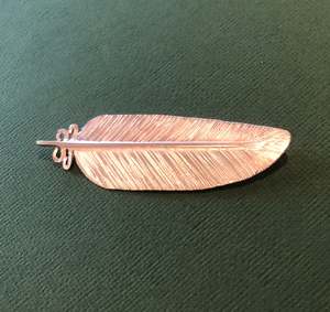 Feast Of Feathers: Keruru Feather Brooch