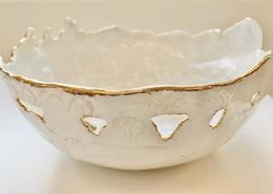 Ceramics: Lace Fragments Bowl
