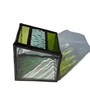 Glass: Small Green Sculpture