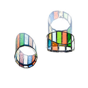 Glass: Multi Ring Sculpture