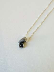 Festive Treats: Mini Koru pendant necklace