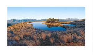 Two Tarns near Lake Sylvester, Kahurangi National Park, New Zealand