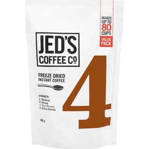 Products: Jed’s Instant Coffee 4 Very Strong Freeze Dried 160g – Redbasket – Online Grocery