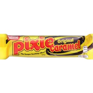 Products: Nestle Chocolate Bar Pixie Caramel 50g – Redbasket – Online Grocery