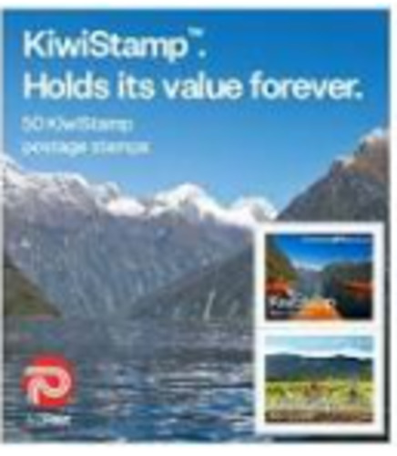 Kiwi Stamps Booklet x 50 - Red Circle